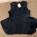 Theory Kalsing S lamb leather sleeveless top