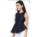 Theory Kalsing S lamb leather sleeveless top