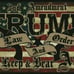 Reserved Trump Law Order 2nd Amendment 2024 President Flag USA America 3x5 Feet