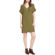 Madewell | Novel Shift Dress | Desert Olive