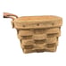 Longaberger Small Rectangular Basket Handwoven Handle Hanging VTG 7x5x3.5