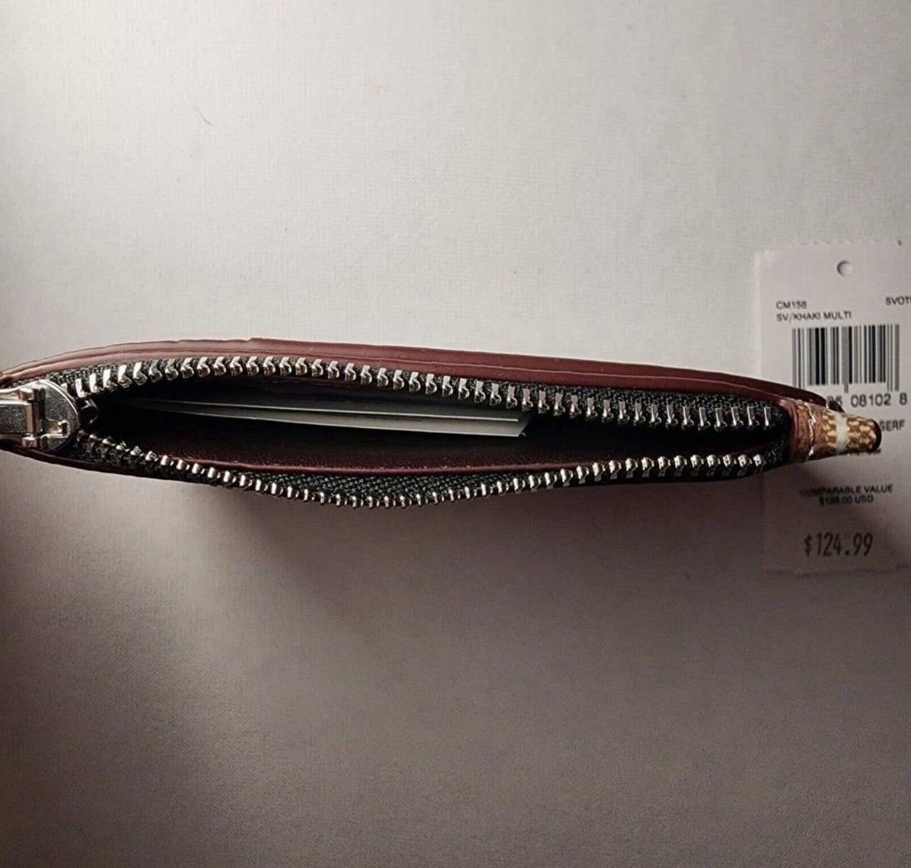 Coach Coach X Mint + Serf Zip Card Case In Signature Canvas
