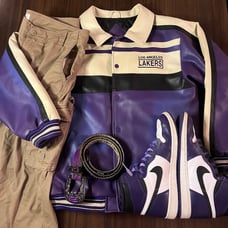 Lakers Vintage Bomber Jacket
