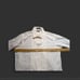Vintage Christian Dior Pleated Tuxedo Shirt White Size XL