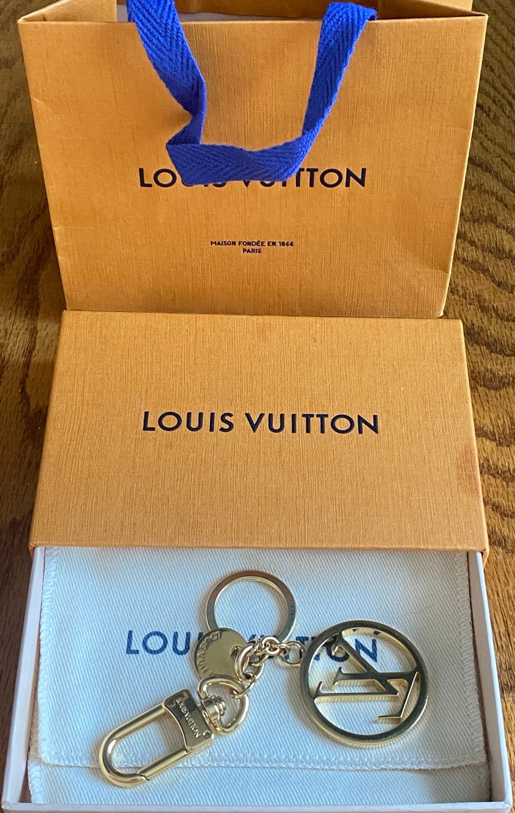 Louis Vuitton Circle Bag Charm Key Holder- NIB