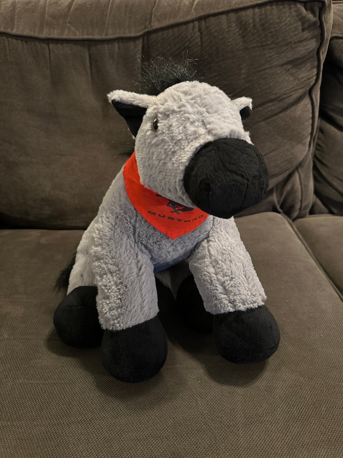 Build a bear gray ford mustang plush RARE/HTF/NWOT