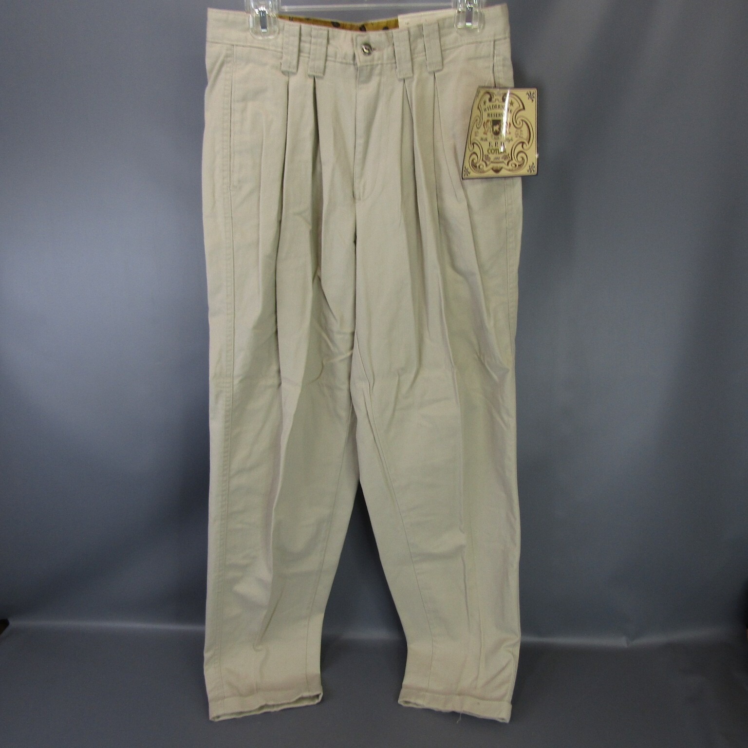 Cotler Wilderness Reserve Pleated Khaki Pants Men's Size 32x32 Safari 90's Era