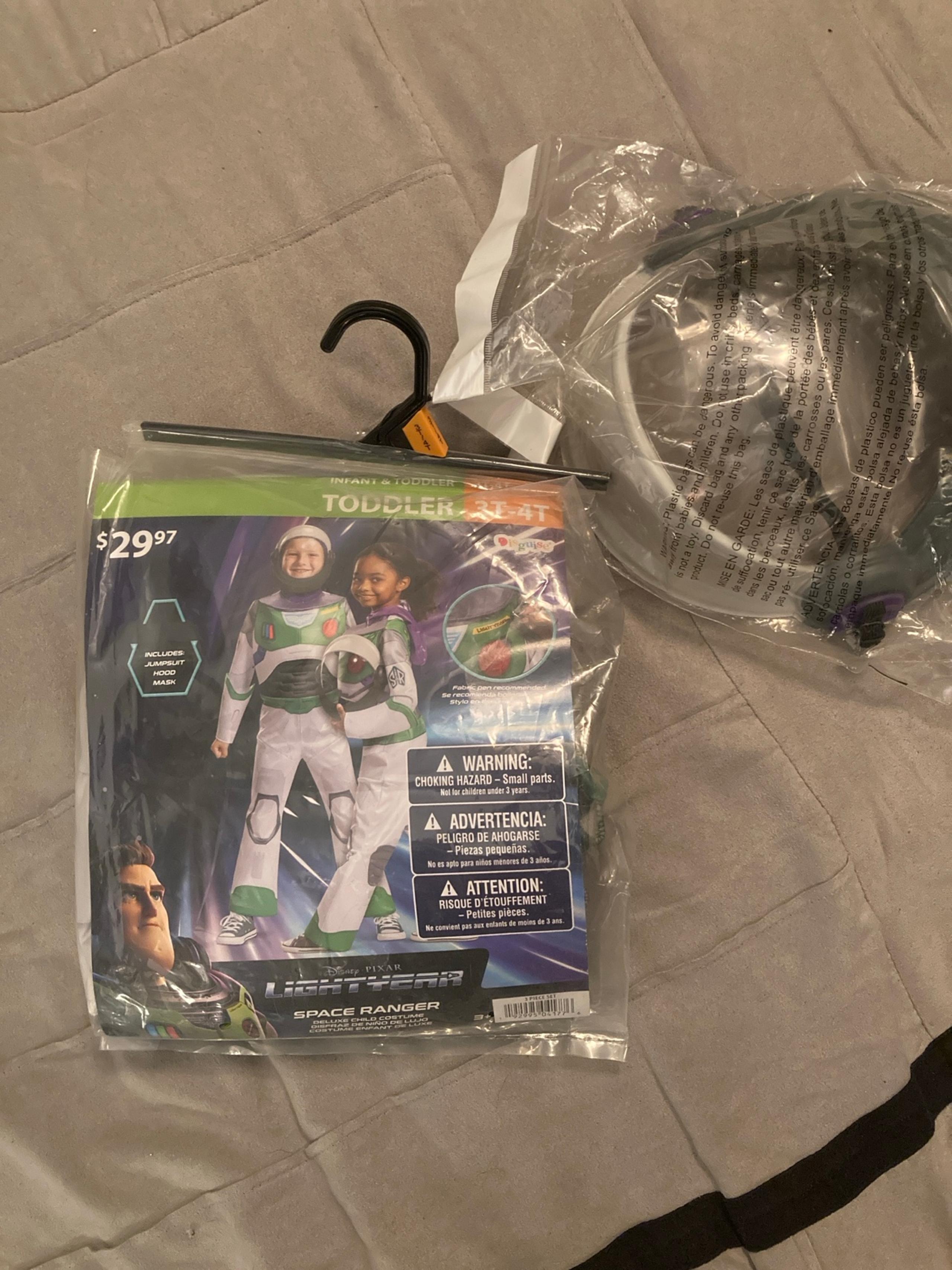 Toddler buzz Lightyear costume, size 3T/4T