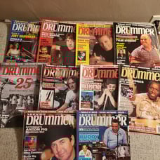 Lot of (10) MODERN DRUMMER Magazines-Various Issues 2001 2002