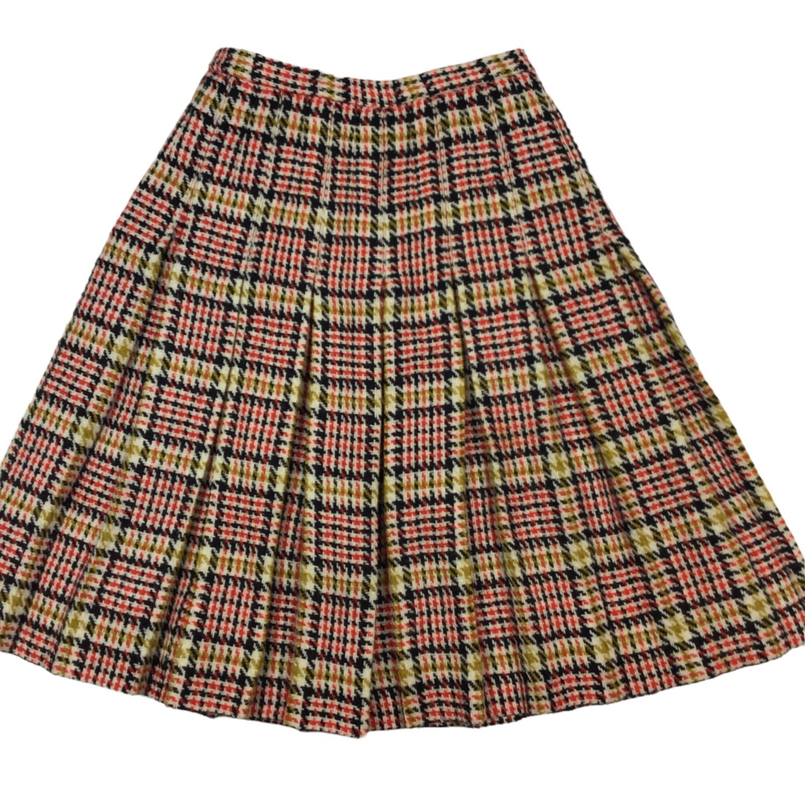 Vintage 1960s/70s Minnesota Woolen fashion wagon plaid skirt