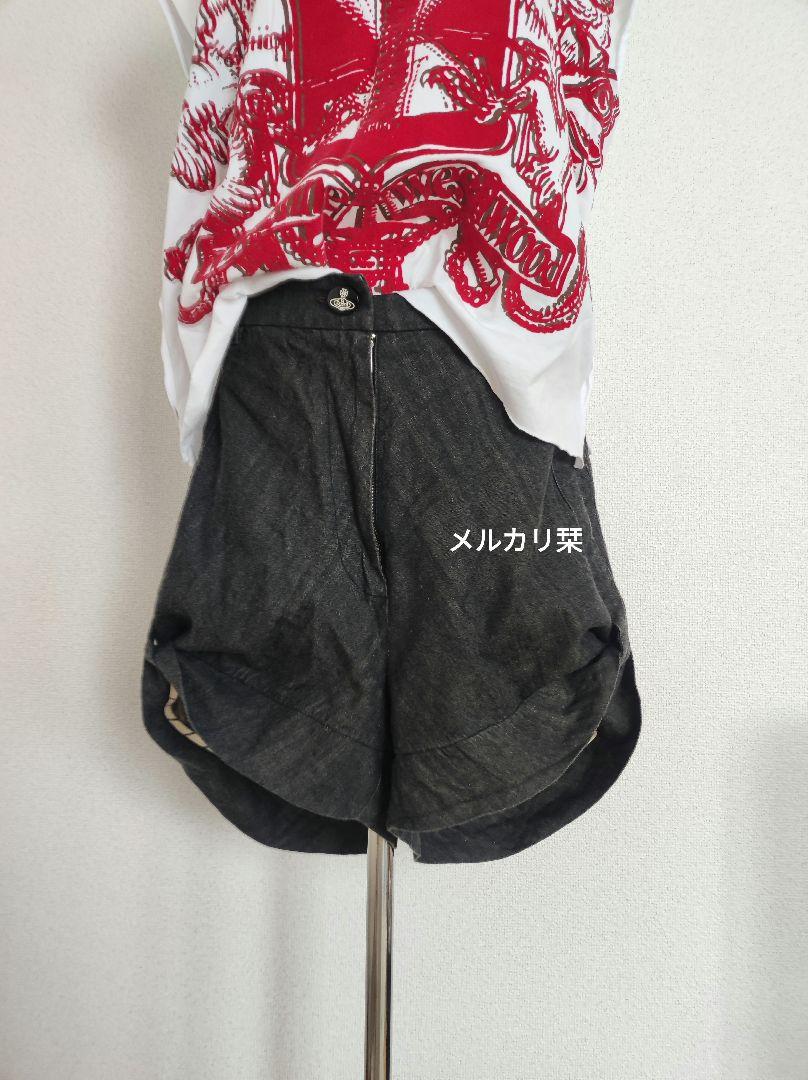 Vivienne Westwood Shadow Check 2-way Half Pants, Size 2