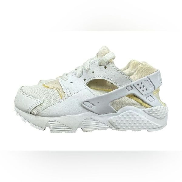 NIB NIKE Youth Huarache Run (PS) White Running Athletic Tennis Shoe - Size 12.5