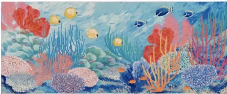 reef colors indoor/outdoor mat - 2x5