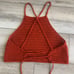 Crochet halter top