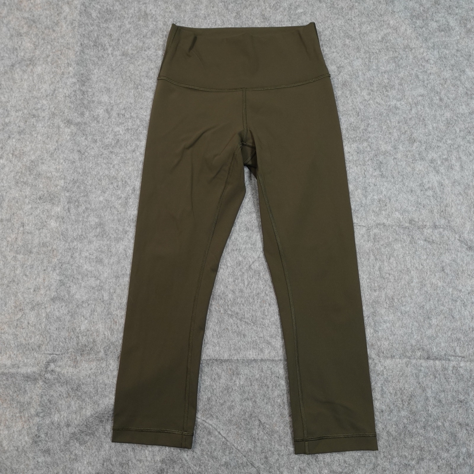 Lululemon Leggings Womens 4 Wunder Under Crop Hi Rise Full-On Luxtreme 21 Green