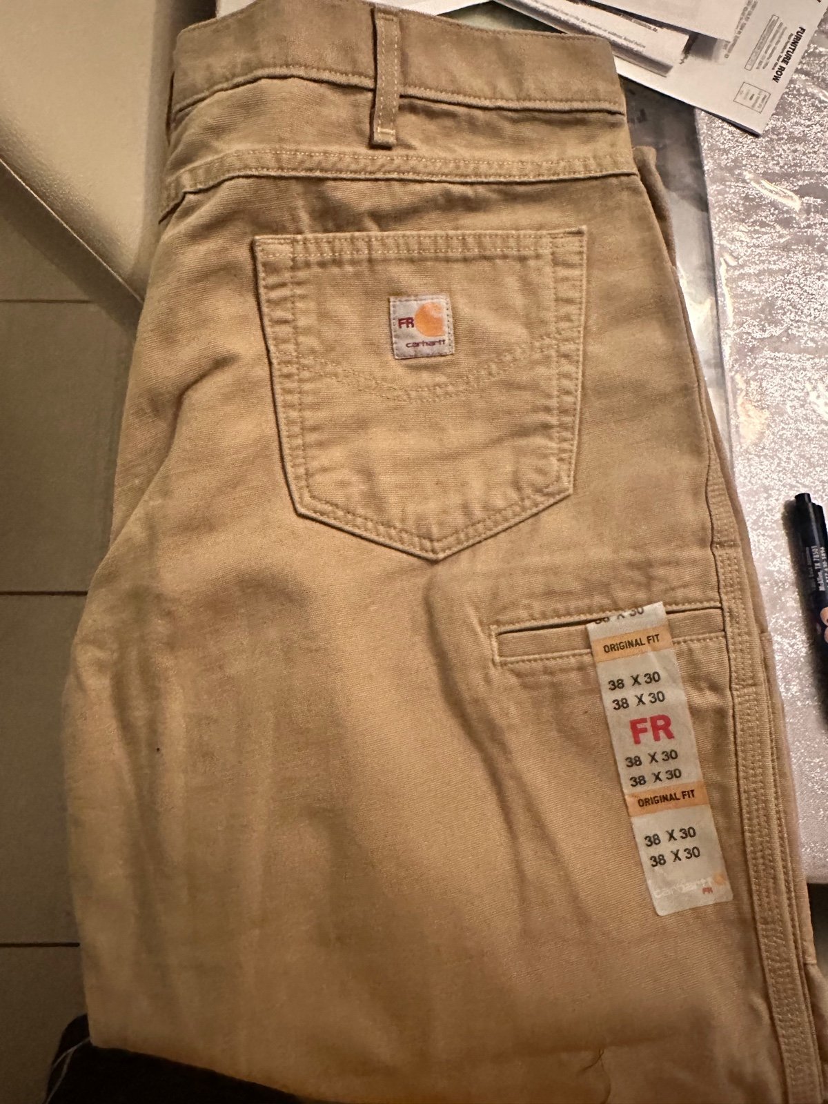 Carhartt Flame Resistant Work Pants 38x30 3 Pants