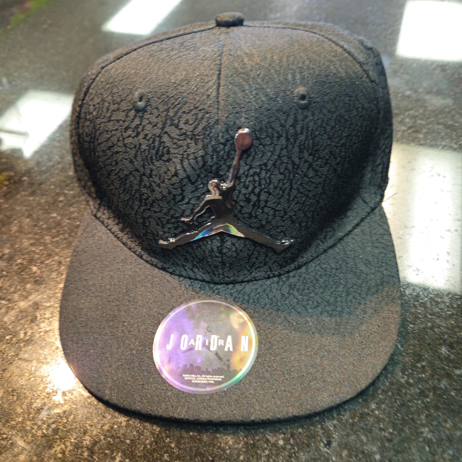 Air Jordan Youth Black Snapback Hat New