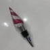 Garcia Art Glass Signed Blown Glass San Antonio Wine Bottle Stopper In Box