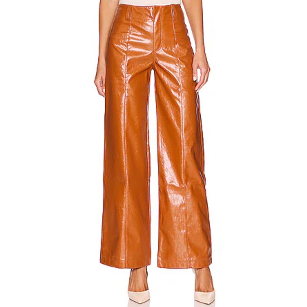 Free People Star Crossed Lovers Straight In Twin Flame Pants Size 12