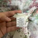Rosevelvet White Floral Ruffled Chiffon Mini Long Sleeve Dress Sz S
