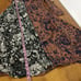Ghospell Floral Long Sleeve Midi Dress Size L Boho In Contrast Mix Match Print