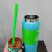 Owala FreeSip Stainless Steel Water Bottle / 32oz / Color: Palm Springs