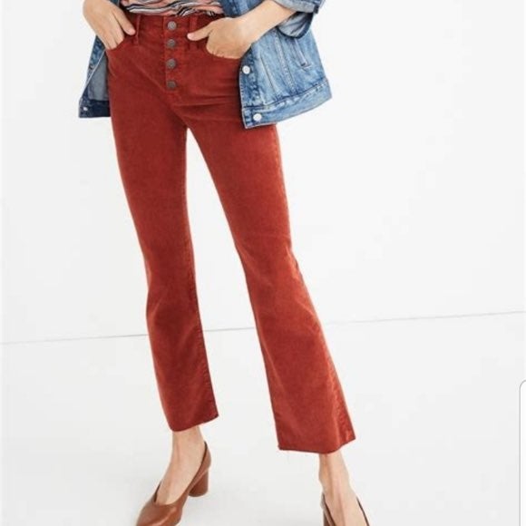 Madewell Cali Demi Boot Corduroy