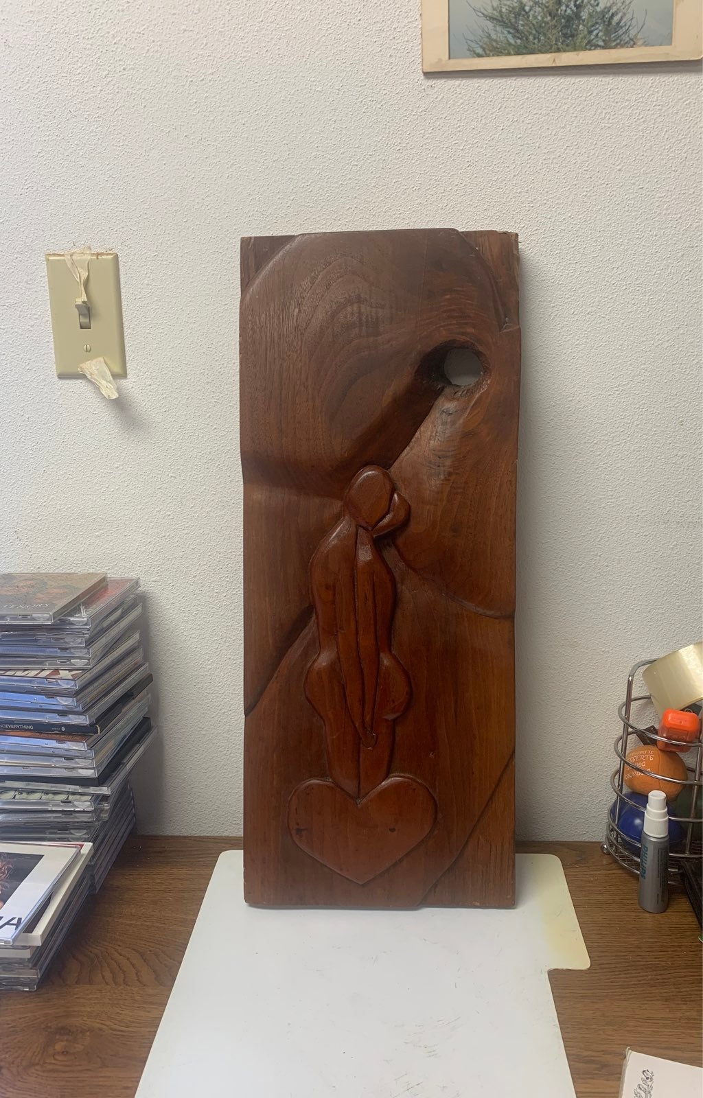 Vintage wood carving