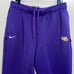 Nike LSU Tigers Football Team Issue On-Field Therma Dri-FIT Sweat Pants L CI4461