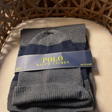 New Polo Ralph Lauren Hat& Scarf Set Unique