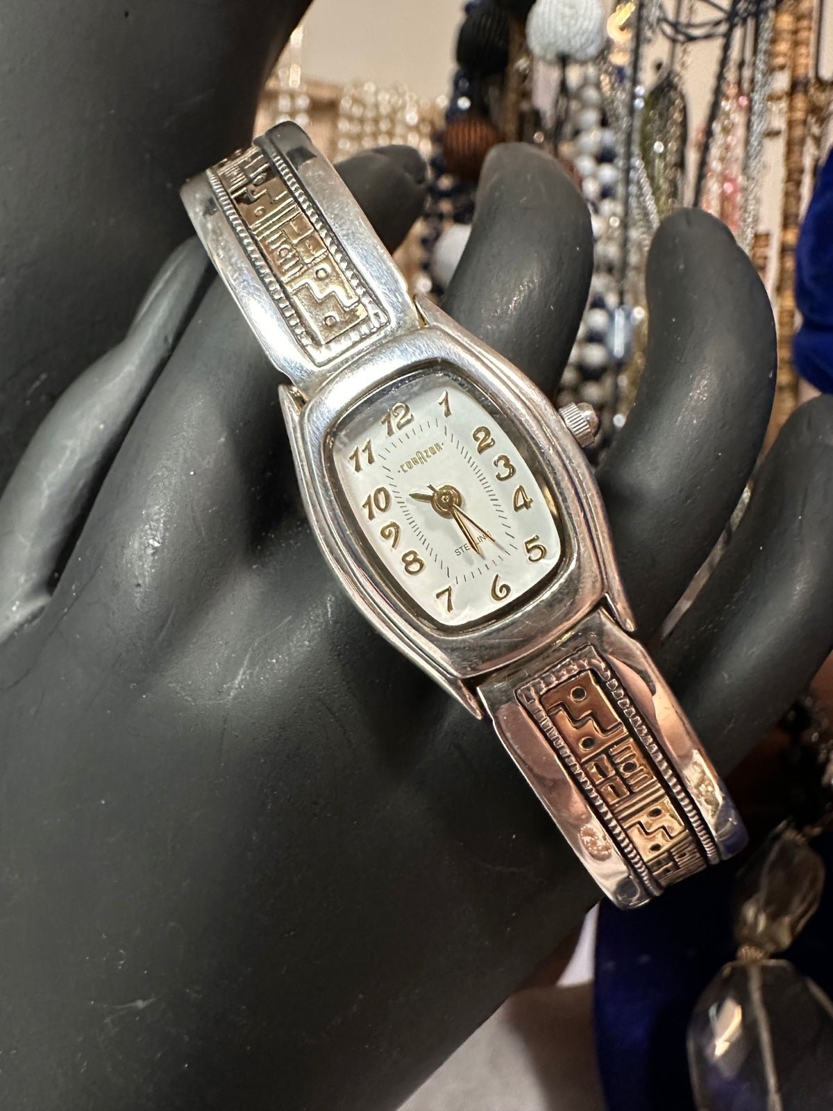 Carolyn Pollack 14k Gold and Sterling Relios Watch