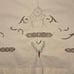 Vintage FABRIC GORGEOUS 72x90 tablecloth SO SPECIAL