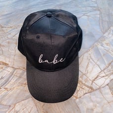 Babe Black Hat Cap Lightweight