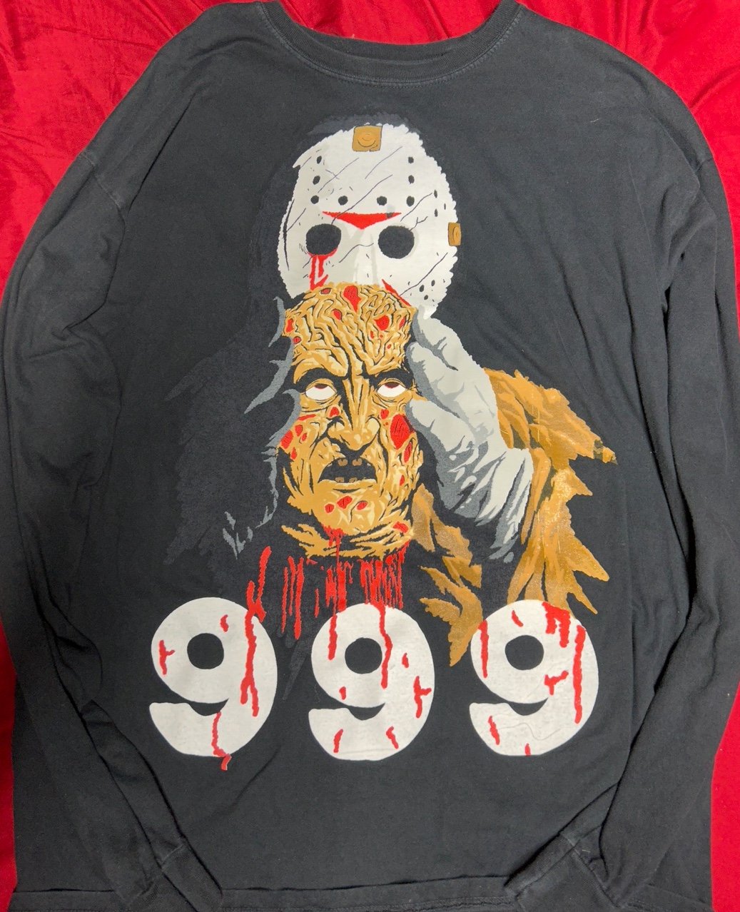 LS Shirt Juice Wrld Winners Win Freddy Kruger Jason Vorhees Halloween Drop Rare