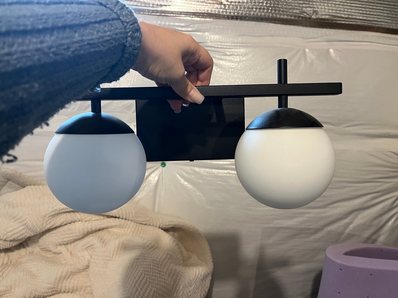 Black Vanity Light Fixture