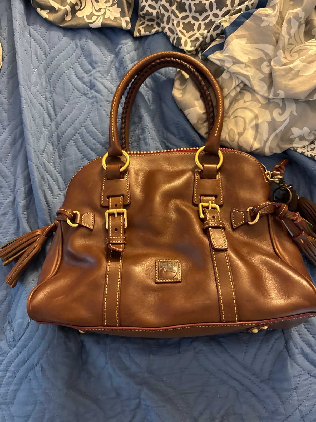 Dooney & Burke medium satchel bag & wallet .