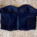 Guess JENNIFER LACE BUSTIER TOP black
