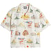 Billionaire Boys Club Globe Trotter Camp Shirt Size XL NWT