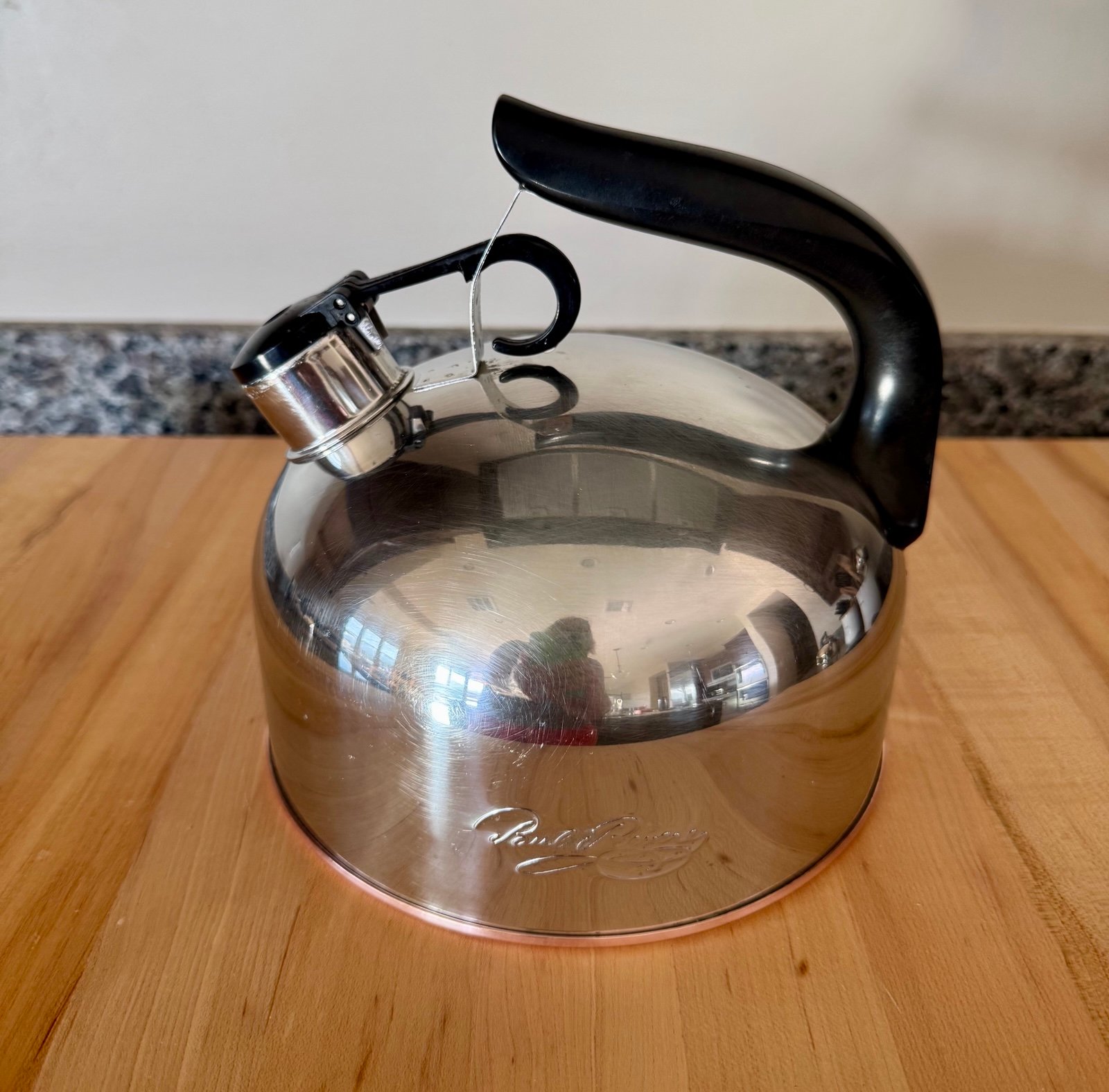 Vintage 1801 Revere Ware Tea Kettle Very Good Condition