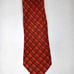 Hermes Red Silk Plaid/Check Pattern 7837 UA Tie