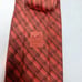 Hermes Red Silk Plaid/Check Pattern 7837 UA Tie