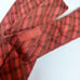 Hermes Red Silk Plaid/Check Pattern 7837 UA Tie