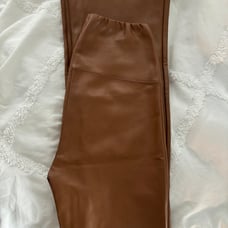 Aritiza Wilfred Free Daria Flare Pant Vegan Leather, Size M