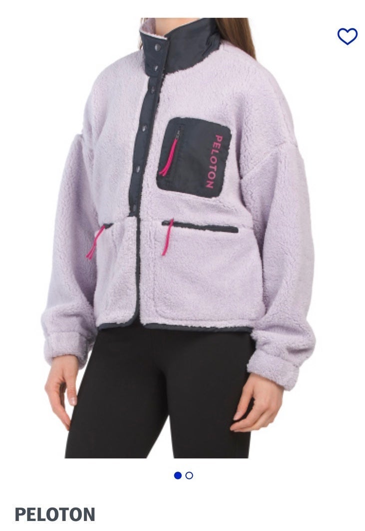 Peloton Caviar Warm Sherpa Jacket 492MN