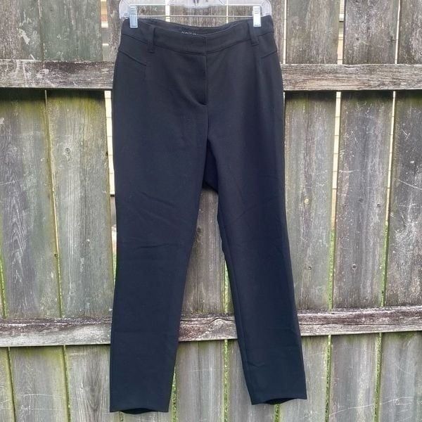Marc Cain Black Straight Left Trouser Pang High Low Hem | 8