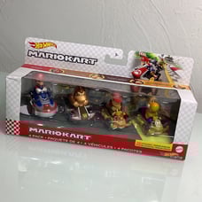 Hot wheels Mariokart 4 pack Mario donkey Kong didymium Kong orange Yoshi NEW