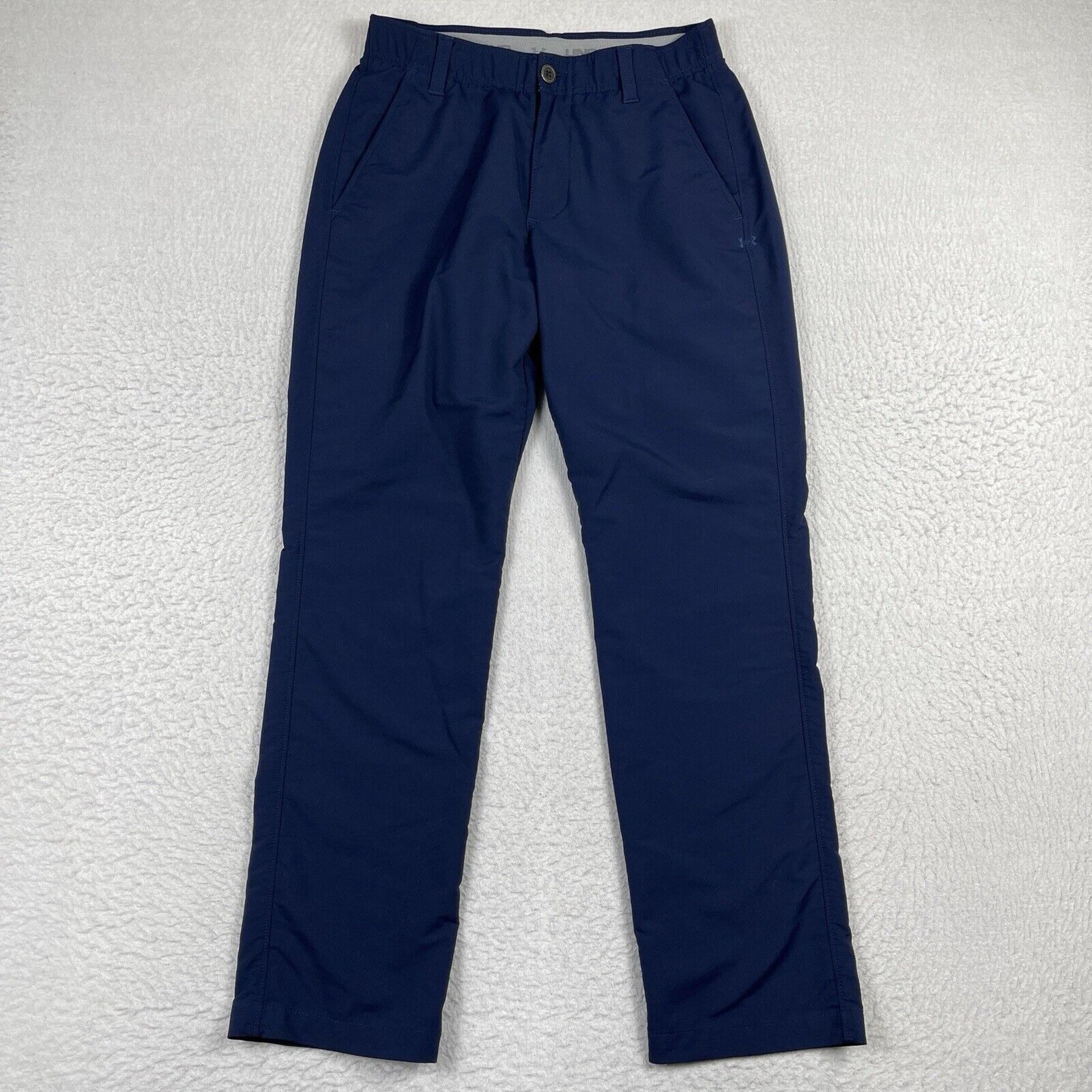 Under Armour Pants Mens 30x30 Blue Match Play Golf Casual Preppy Workwear Office