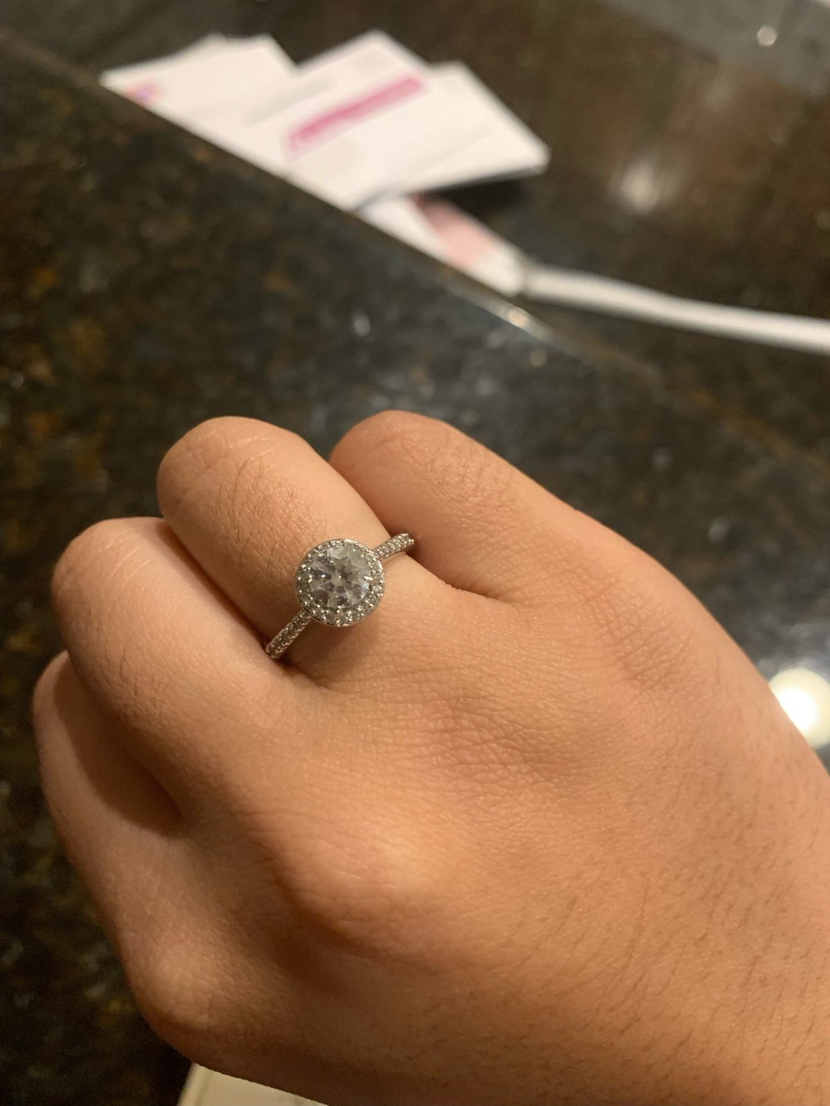 Una Angelic cocktail ring - Swarovski Ring