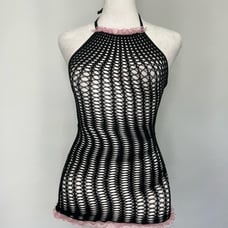 Black Fishnet Top