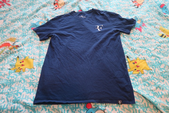 Nike Roger Federer RF Men's T-Shirt 2018 Cincinnati Masters Navy Blue 923997-478